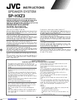 Предварительный просмотр 42 страницы JVC CA-HXZ3 Instructions Manual