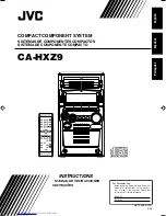 Preview for 1 page of JVC CA-HXZ9 Instructions Manual