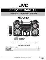 Предварительный просмотр 1 страницы JVC CA-MXC55 Service Manual