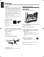 Preview for 22 page of JVC CA-MXG50 Instructions Manual