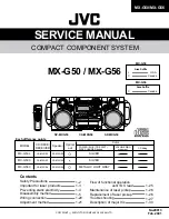 JVC CA-MXG50 Service Manual preview