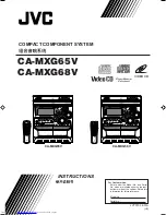 Предварительный просмотр 1 страницы JVC CA-MXG65V Instructions Manual