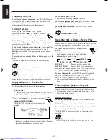 Предварительный просмотр 20 страницы JVC CA-MXG65V Instructions Manual