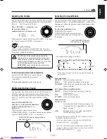 Предварительный просмотр 15 страницы JVC CA-MXG70 Instructions Manual