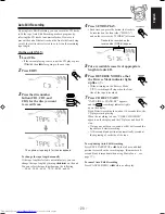 Предварительный просмотр 25 страницы JVC CA-MXG70 Instructions Manual