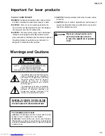 Preview for 3 page of JVC CA-MXG70 Service Manual