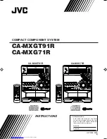 JVC CA-MXG71R Instructions Manual preview