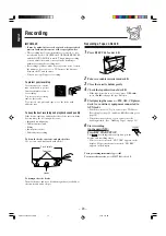 Предварительный просмотр 28 страницы JVC CA-MXG750V Instructions Manual