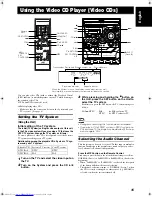 Предварительный просмотр 19 страницы JVC CA-MXGA3V Instructions Manual