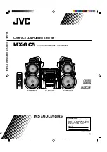 Предварительный просмотр 1 страницы JVC CA-MXGC5 Instructions Manual