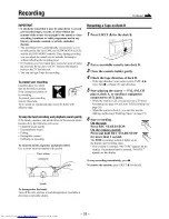 Предварительный просмотр 21 страницы JVC CA-MXGT70 Instructions Manual