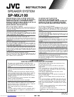 Preview for 27 page of JVC CA-MXJ100 Instructions Manual