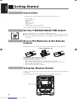 Предварительный просмотр 8 страницы JVC CA-MXJ111VU Instructions Manual