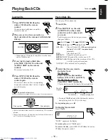 Предварительный просмотр 19 страницы JVC CA-MXJ150R Instructions Manual