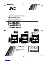 Предварительный просмотр 1 страницы JVC CA-MXJ30 Instructions Manual