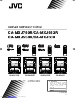 Предварительный просмотр 1 страницы JVC CA-MXJ50 Instructions Manual