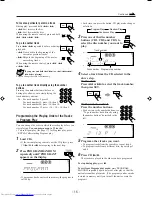 Предварительный просмотр 19 страницы JVC CA-MXJ50 Instructions Manual