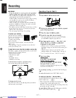 Предварительный просмотр 22 страницы JVC CA-MXJ700 Instructions Manual