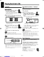 Предварительный просмотр 14 страницы JVC CA-MXJ770V Instructions Manual