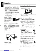 Предварительный просмотр 26 страницы JVC CA-MXJ970V Instructions Manual