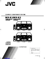 Предварительный просмотр 1 страницы JVC CA-MXK1 Instructions Manual