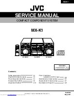 Предварительный просмотр 1 страницы JVC CA-MXK1 Service Manual