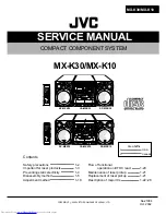 JVC CA-MXK10 Service Manual предпросмотр