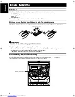 Предварительный просмотр 8 страницы JVC CA-MXK10R (German) Bedienungsanleitung