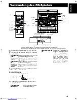 Предварительный просмотр 19 страницы JVC CA-MXK10R (German) Bedienungsanleitung