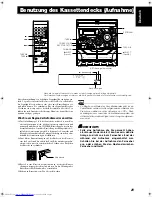 Предварительный просмотр 25 страницы JVC CA-MXK10R (German) Bedienungsanleitung