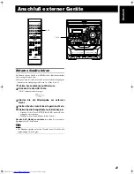 Предварительный просмотр 27 страницы JVC CA-MXK10R (German) Bedienungsanleitung