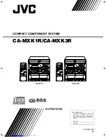 JVC CA-MXK1R Instructions Manual предпросмотр