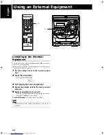 Предварительный просмотр 26 страницы JVC CA-MXK350V Instruction Manual