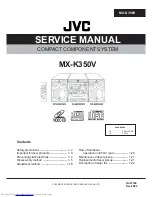 JVC CA-MXK350V Service Manual предпросмотр