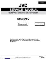 Предварительный просмотр 31 страницы JVC CA-MXK350V Service Manual