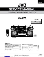 JVC CA-MXK50 Service Manual preview