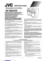 Предварительный просмотр 31 страницы JVC CA-MXK5R Instructions Manual