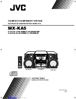 Предварительный просмотр 1 страницы JVC CA-MXKA5 Instructions Manual