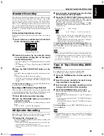 Предварительный просмотр 21 страницы JVC CA-MXKA5 Instructions Manual