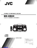 Предварительный просмотр 1 страницы JVC CA-MXKB30 Instructions Manual