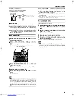 Предварительный просмотр 15 страницы JVC CA-MXKB30 Instructions Manual