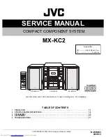 Предварительный просмотр 1 страницы JVC CA-MXKC2 Service Manual