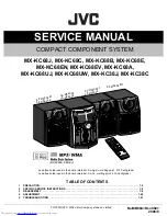 JVC CA-MXKC38 Service Manual предпросмотр