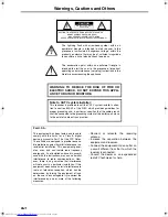 Предварительный просмотр 2 страницы JVC CA-MXKC4 Instructions Manual