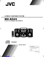 JVC CA-MXKC45 Instructions Manual предпросмотр