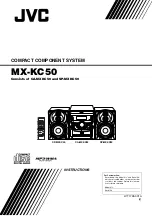 JVC CA-MXKC50 Instructions Manual предпросмотр