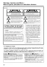 Предварительный просмотр 2 страницы JVC CA-MXKC50 Instructions Manual