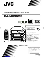 JVC CA-MXS6MD Instructions Manual предпросмотр