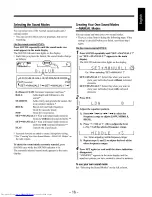 Preview for 19 page of JVC CA-NXCDR7 Instructions Manual