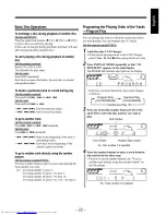 Preview for 25 page of JVC CA-NXCDR7 Instructions Manual